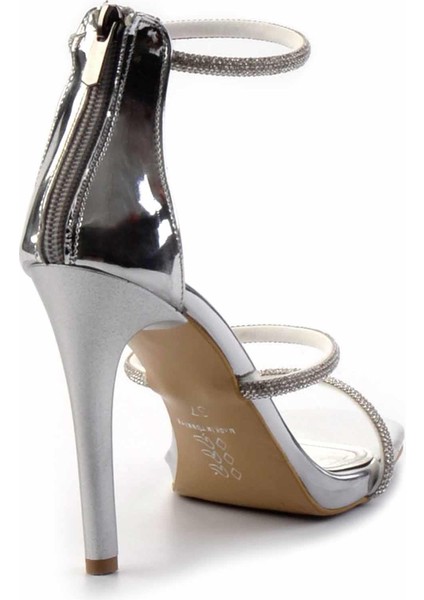 Lame Ayna Kadın Abiye Ayakkabı K01842762139 modelleri