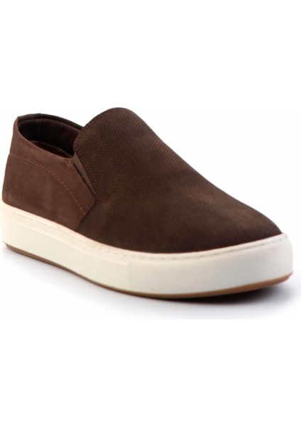 Kahve Nubuk Deri Erkek Casual Ayakkabı E01380107001 modelleri