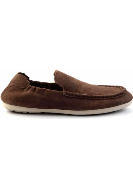 Kahve Nubuk Deri Erkek Loafer Ayakkabı E01304406001