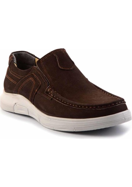Kahve Nubuk Deri Erkek Casual Ayakkabı E01734011001 modelleri