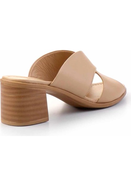 Nude Deri Kadın Terlik K04290023403 fırsatları