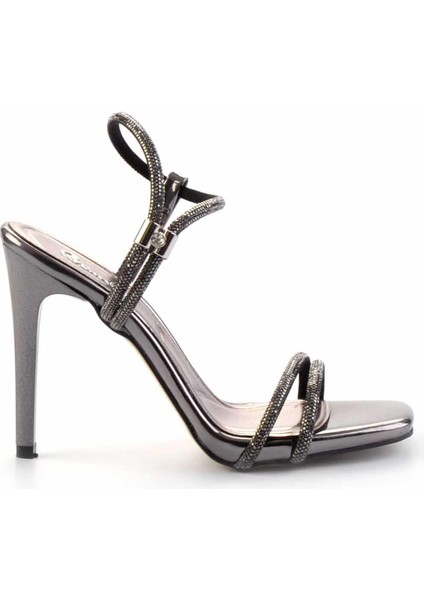 Platin Ayna Kadın Abiye Ayakkabı K05842300239