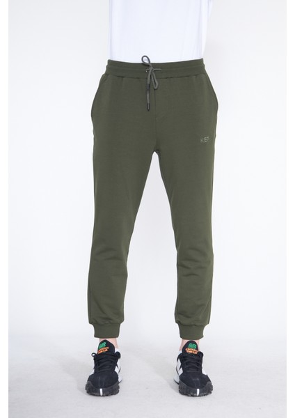 Haki Erkek Eşofman Altı, Lastik Paça Lastik Bel 3 Iplik modelleri