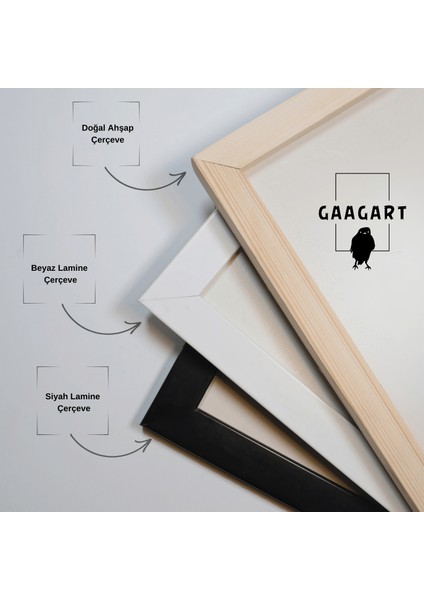Tekli Ahşap Lamine Çerçeveli Mdf Tablo Soyut Pastel Tasarım modelleri