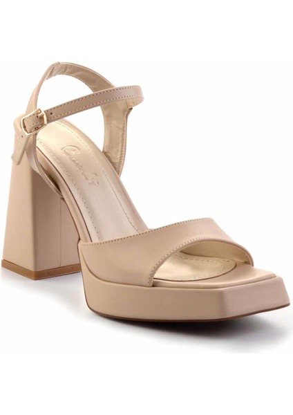 Bej Kadın Klasik Topuklu Ayakkabı K05225035609 fiyatları