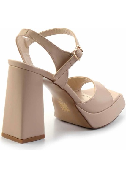 Bej Kadın Klasik Topuklu Ayakkabı K05225035609 modelleri