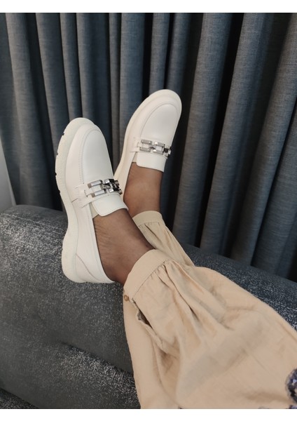 Julep-Kadın Gerçek Deri Oxford Günlük AYAKKABI(BRÇA17-A17A) - Bej - 36 modelleri