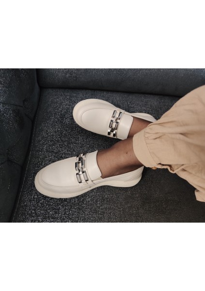 Julep-Kadın Gerçek Deri Oxford Günlük AYAKKABI(BRÇA17-A17A) - Bej - 36 indirimleri