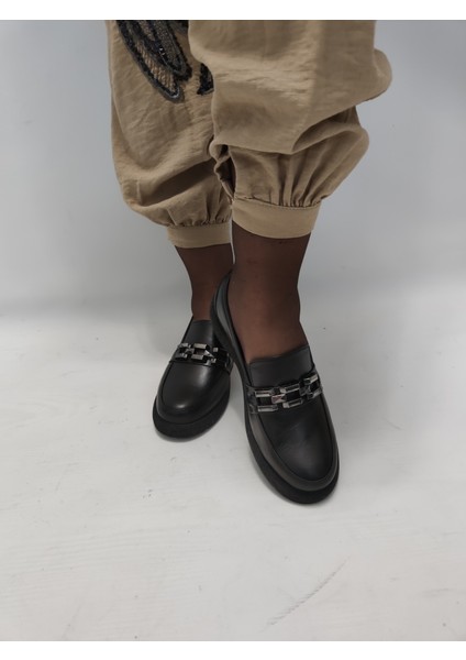 Julep-Kadın Gerçek Deri Oxford Günlük AYAKKABI(BRÇA17-A17A) - Siyah - 36 fırsatları