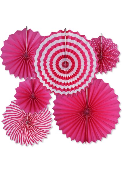 3'lü Parti Doğum Günü Ev Dekorasyon Yelpaze Kağıt Asma Süs modelleri