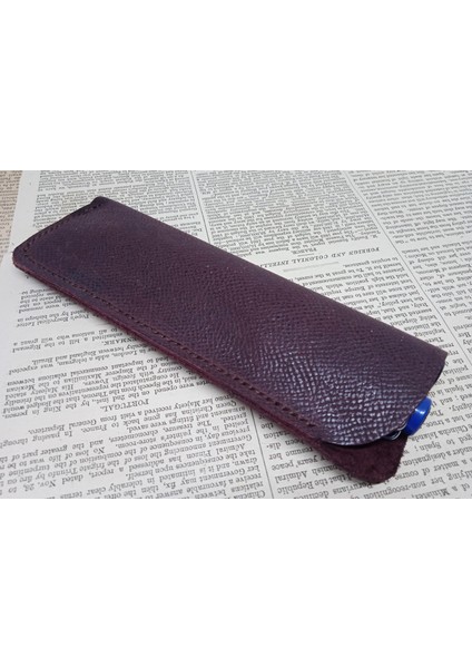Gerçek Deri El Emeği Özel Kalemleriniz Için Kalemlik 2 x 3 Kalem Için 5 5 cm 17 cm 134G
