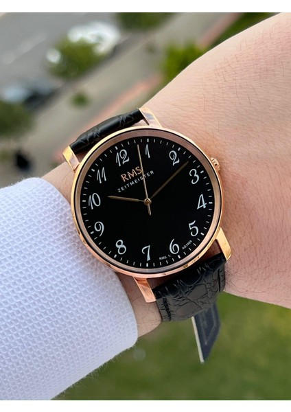 Rms Romanson Zeıtmeıster Deri Kordon Rakamlı Özel Seri 5ATM Suya Dayanıklı Erkek Kol Saati AG1469.05 modelleri