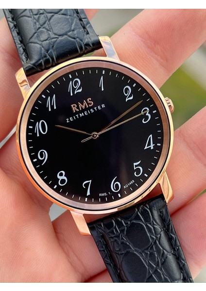 Rms Romanson Zeıtmeıster Deri Kordon Rakamlı Özel Seri 5ATM Suya Dayanıklı Erkek Kol Saati AG1469.05 fırsatları