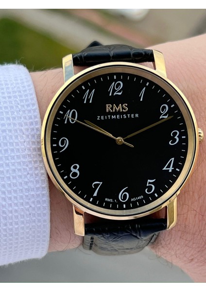 Rms Romanson Zeıtmeıster Deri Kordon Rakamlı Özel Seri 5ATM Suya Dayanıklı Erkek Kol Saati AG1469.04 fiyatları