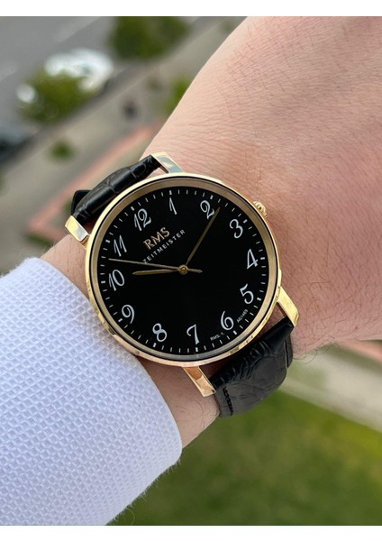 Rms Romanson Zeıtmeıster Deri Kordon Rakamlı Özel Seri 5ATM Suya Dayanıklı Erkek Kol Saati AG1469.04 modelleri