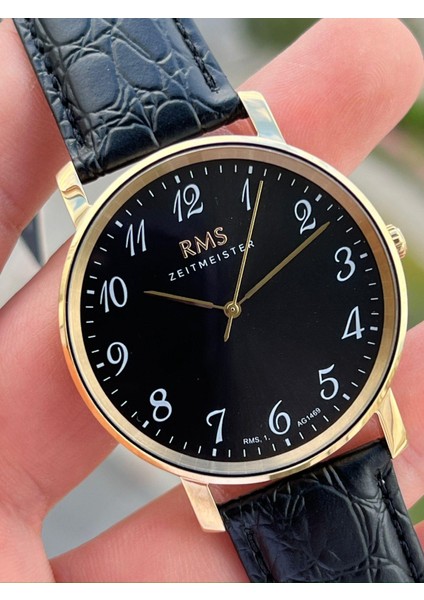 Rms Romanson Zeıtmeıster Deri Kordon Rakamlı Özel Seri 5ATM Suya Dayanıklı Erkek Kol Saati AG1469.04 fırsatları