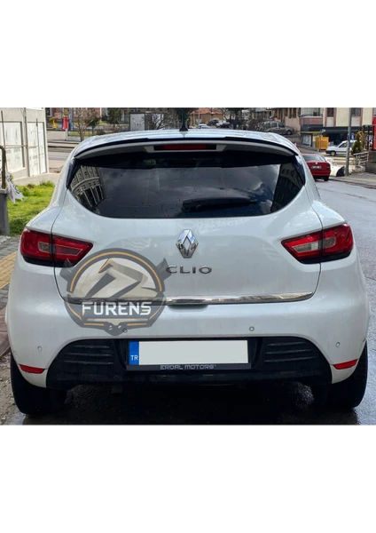 Renault Clio 4 2012-2019 Bagaj Üstü Yarasa Spoiler Bagaj Çıtası Piano Black Spoyler