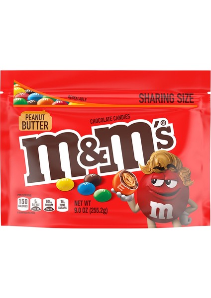 M&m's Peanut Butter Chocolate Candies 255.2G