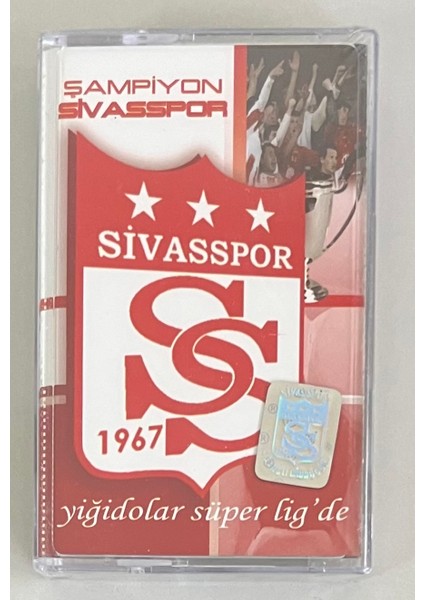 Şampiyon Sivasspor Yiğido'lar Süper Lig'de Kaset (Jelatininde Sıfır Orjinal Dönem Baskı)