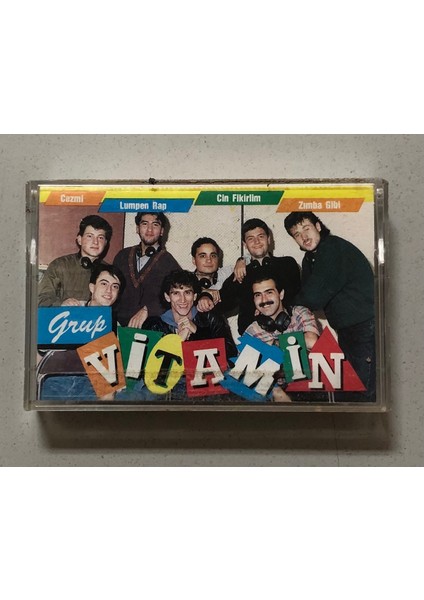 Grup Vitamin - Kaset (Orjinal Eski Dönem Kağıt Nadir Baskı)