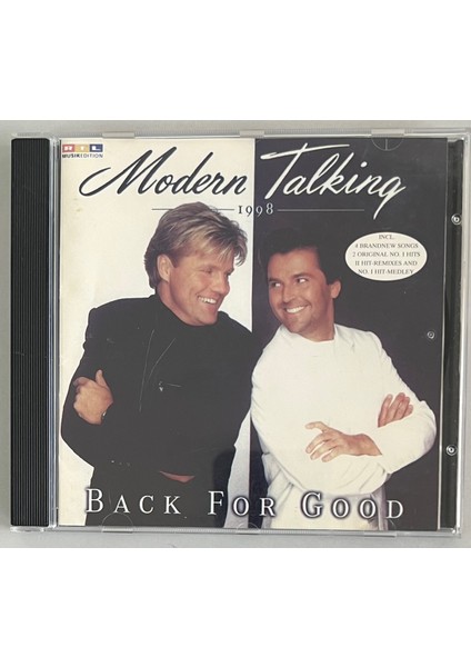 Modern Talking - Back For Good CD (Orjinal Dönem Baskı Cd)