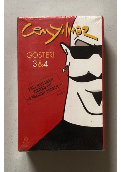 Cem Yılmaz - Gösteri 3-4 Çift Kaset (Jelatininde Sıfır Orjinal Dönem Baskı)