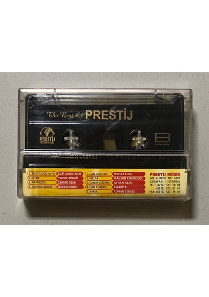 The Best Of Prestij Müzik Kaset (Orjinal Dönem Baskı)