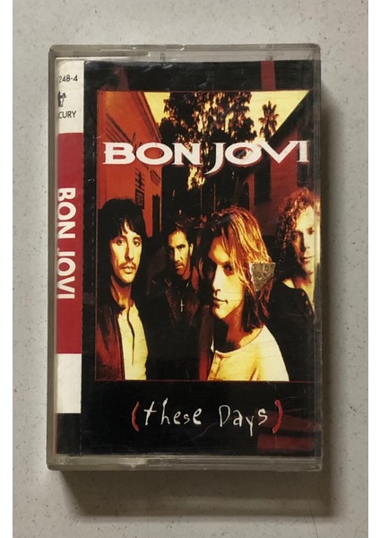 Bon Jovi These Days Kaset (Orjinal Dönem Baskı)