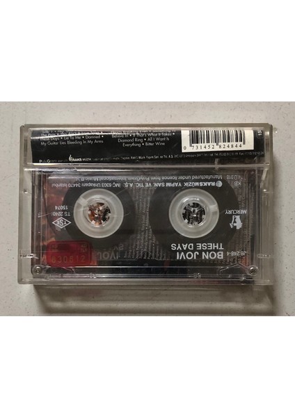 Bon Jovi These Days Kaset (Orjinal Dönem Baskı)