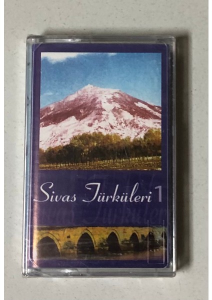 Sivas Türküleri 1 Kaset (Jelatininde Sıfır Orjinal Dönem Baskı Kaset)