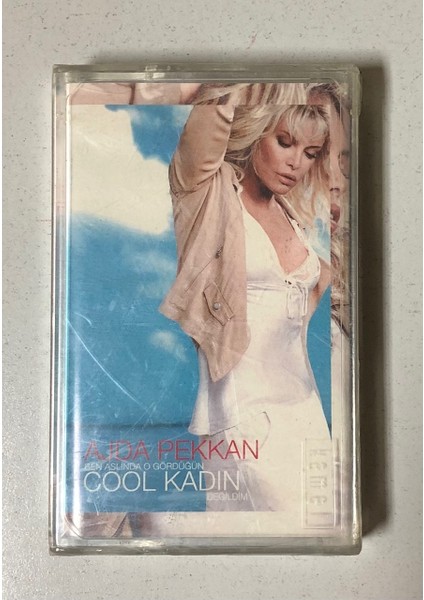 Ajda Pekkan Cool Kadın Kaset (Jelatininde Sıfır Orjinal Dönem Baskı Kaset)