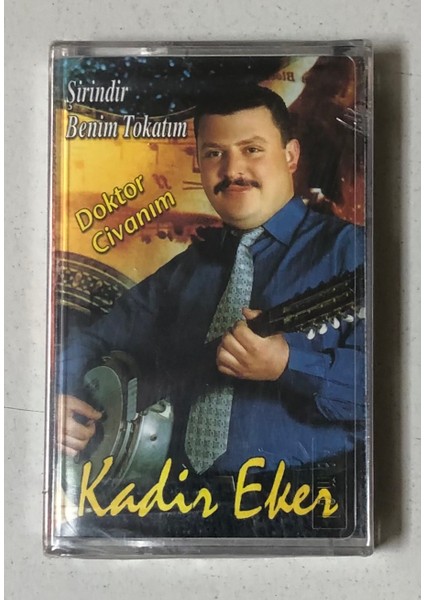 Kadir Eker - Şirindir Benim Tokatım Doktor Civanım Kaset (Jelatininde Sıfır Orjinal Dönem Baskı Kaset)