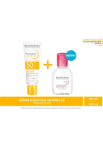 Photoderm Aquafluid SPF50 & Sensibio H2O 100 ml