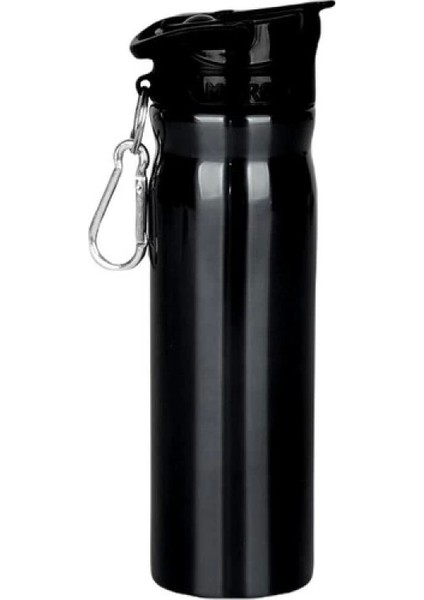 mt 2850-12 500 ml Çelik Matara ( Siyah )