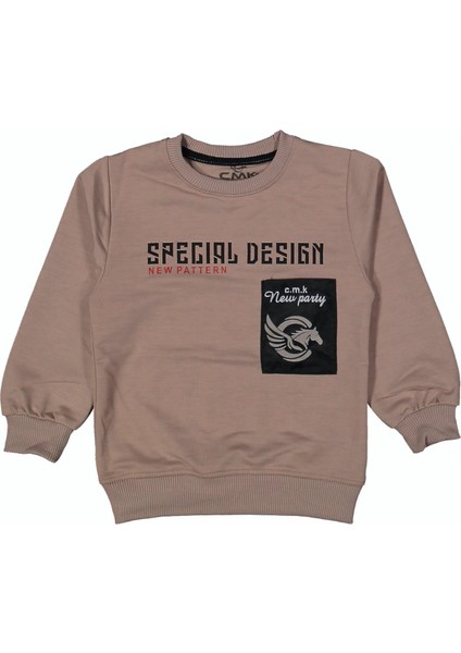 Erkek Çocuk Specıal Baskılı Sweatshirt BGL-ST03679