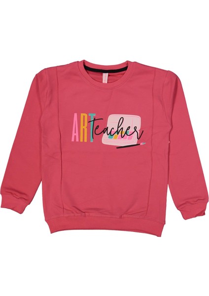 Kız Çocuk Art Baskılı Sweatshirt BGL-ST03637