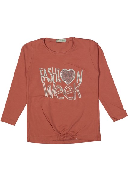 Kız Çocuk Mevsimlik Kalpli Fashion Sweatshirt BGL-ST03652