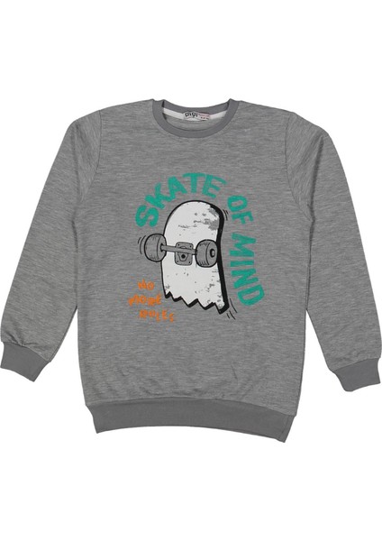 Erkek Çocuk Kay Kay Baskılı Sweatshirt BGL-ST03677