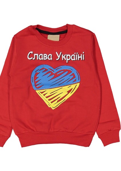 Kız Çocuk Kalp Baskılı Sweatshirt BGL-ST03635 fiyatları