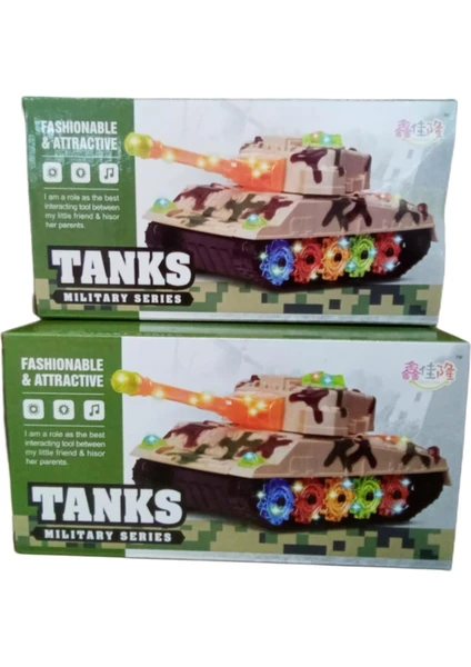 Tank Işıklı Sesli Pilli Cansu