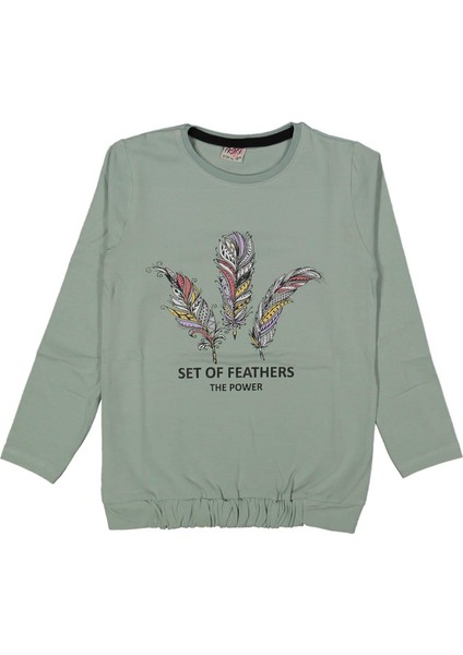Kız Çocuk Mevsimlik Set Of Tüy Sweatshirt BGL-ST03655