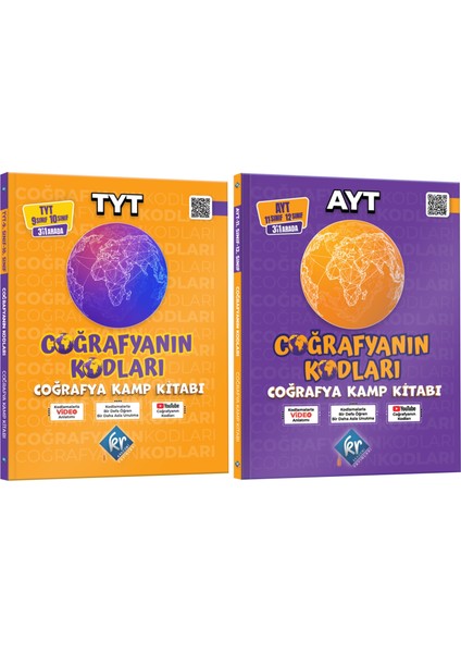 2024 TYT Coğrafyanın Kodları Kamp Kitabı - AYT Coğrafyanın Kodları Kamp Kitabı 2'li Set