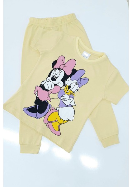 Minnie Kız Çocuk Pijama Takımı