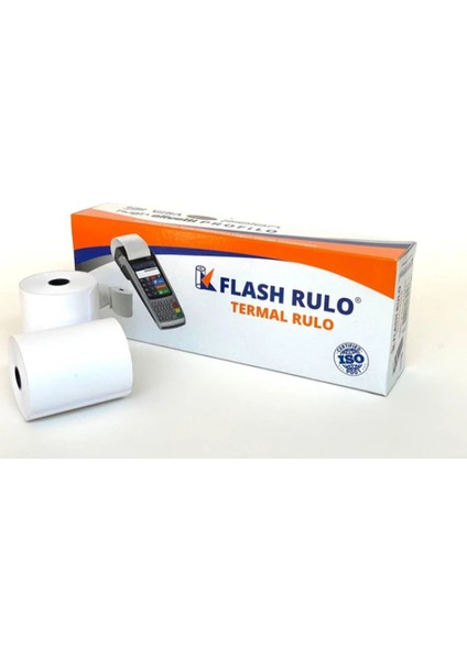 10 Adet 80 mm x 40 Metre Adisyon Yazar Kasa ve Termal Yazıcı Kağıdı Rulosu