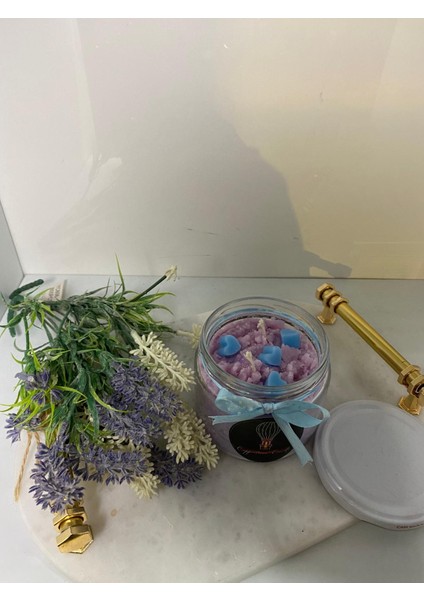 Soya Wax Dekoratif Kapaklı Kavanozda Mum (Kokulu) 330ML