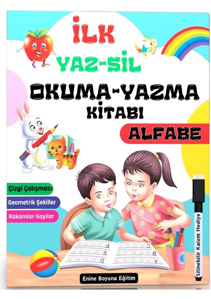 İlk Yaz-Sil Okuma Yazma Kitabı