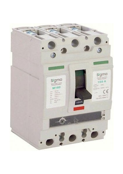 3M160160 3X160A 50KA Termik Manyetik Şalter