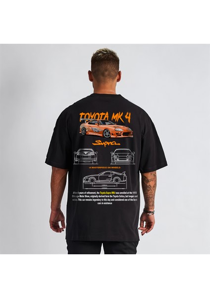 Supra Mk4 Baskılı Oversize Tshirt