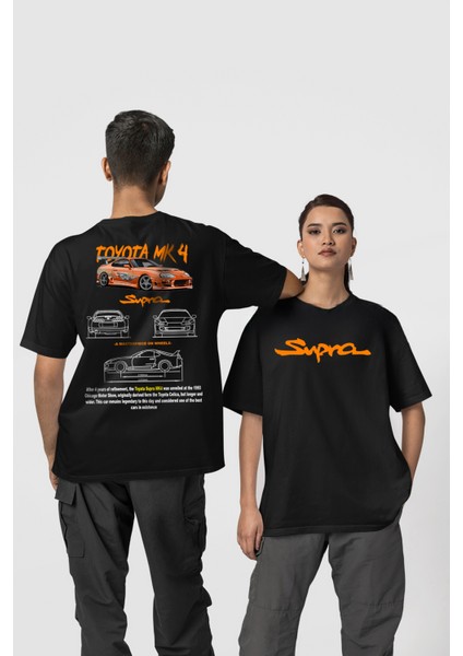 Supra Mk4 Baskılı Oversize Tshirt
