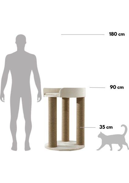 Nando Lüks Kedi Tırmalama ve Dinlenme Alanı modelleri